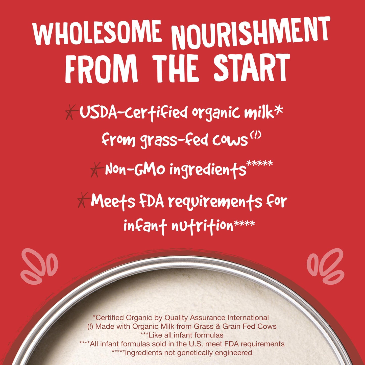 Earth's Best Organic Baby Formula for Babies 0-12 Months, Powdered Dairy Infant Formula with Iron, Omega-3 DHA, and Omega-6 ARA, 32 oz Formula Container