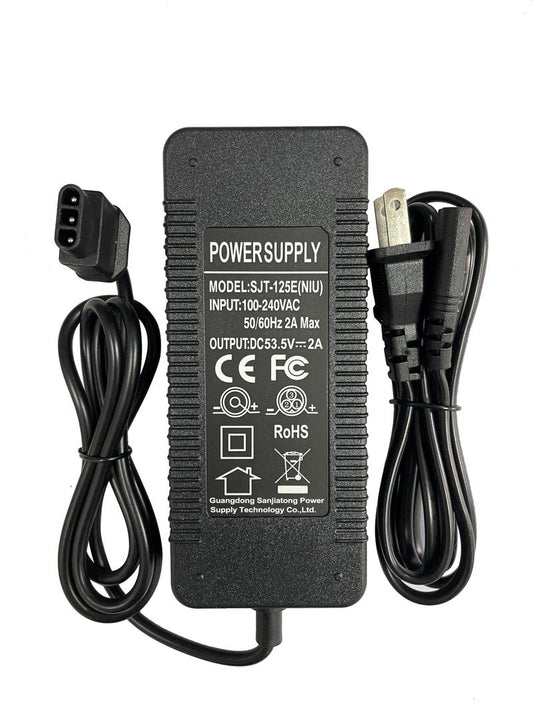 53.5V 2A KQI23 KQi2 KQi1 Pro Scooter Charger for NIU KQi Air/Air X & KQi3/Pro/Sport/Max & KQi2 Pro & KQi1 Pro/Sport Charger