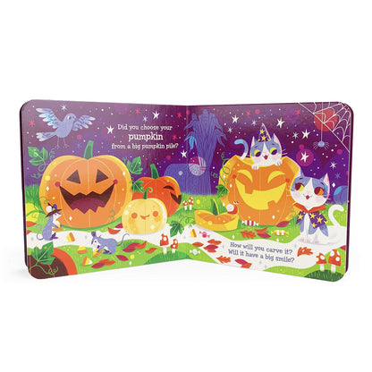 Baby's First Halloween Greeting Card Board Book (Includes Envelope and Foil Sticker) For Newborns, 0-12 Months (Little Bird Greetings Keepsake Book)