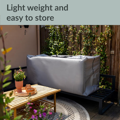 Chefarone Storage Bag for Garden Cushions Protective Cover for XXL Seat Cushions - Waterproof Cushion Bag - Garden Cushion Storage with UV Protection - 175x60x80 cm