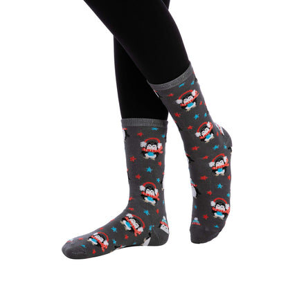 JOYIN 12 Pairs Christmas Socks, Warm Soft Novelty Crew Socks for Winter Christmas, Holiday or Birthday Gift