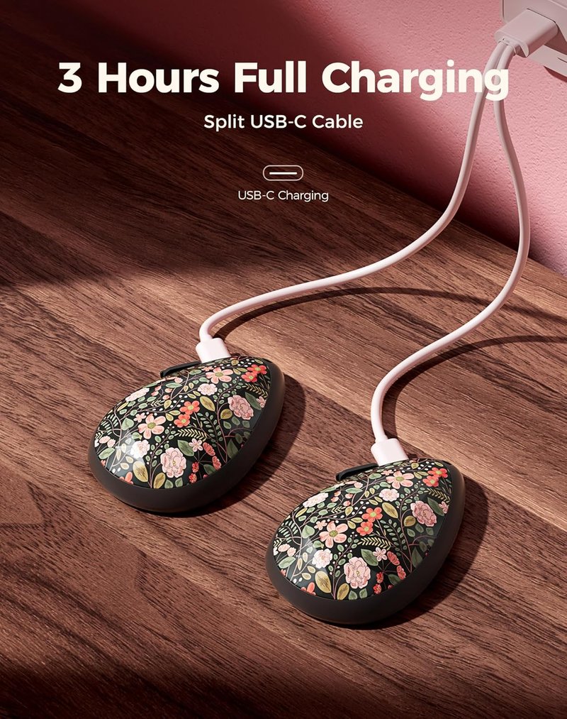 Rechargeable Hand Warmers for Women - Portable Diamond-Shape Electric Heater | 2 Pack, Stylish Design for Hiking & Camping