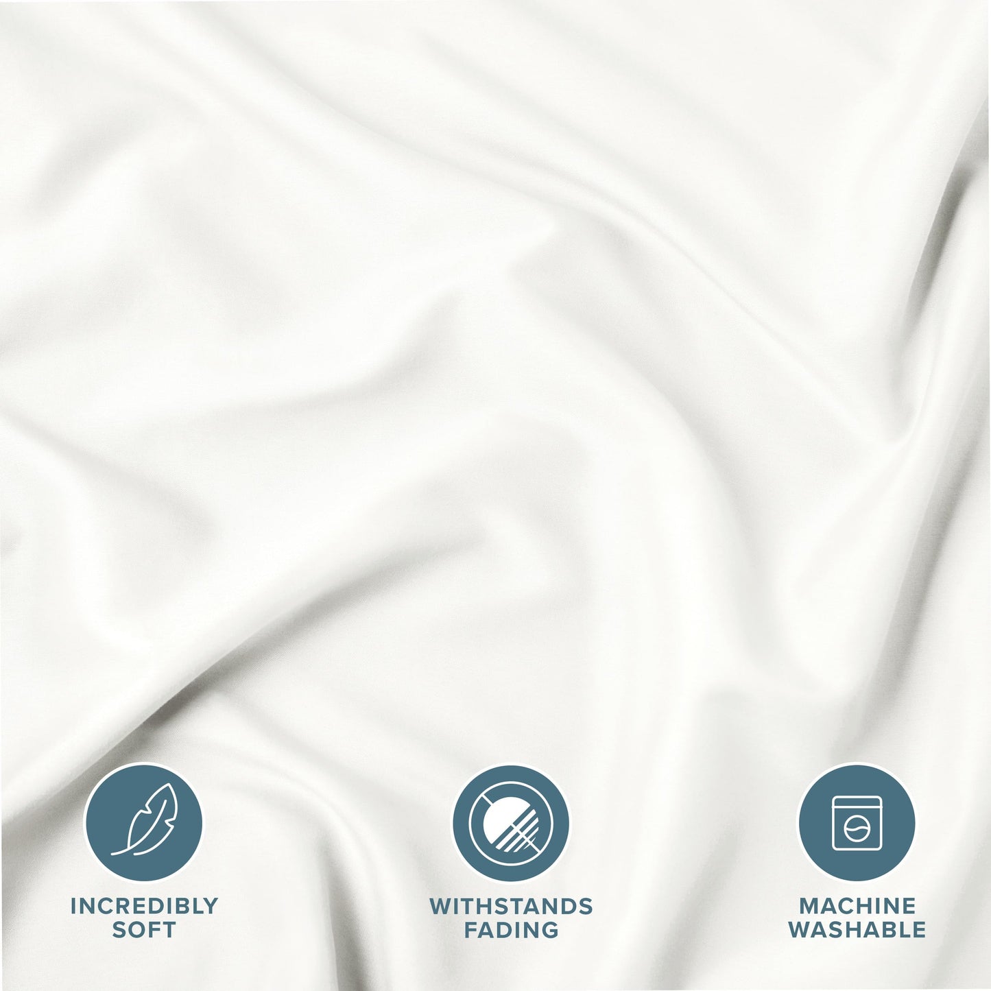 Bare Home Standard Pillow Sham Covers - Set of 2 - Premium 1800 Ultra-Soft Microfiber - Double Brushed - Stain & Fade Resistant - Bed Pillow Shams - Pillows Not Included (Set of 2, Cream)