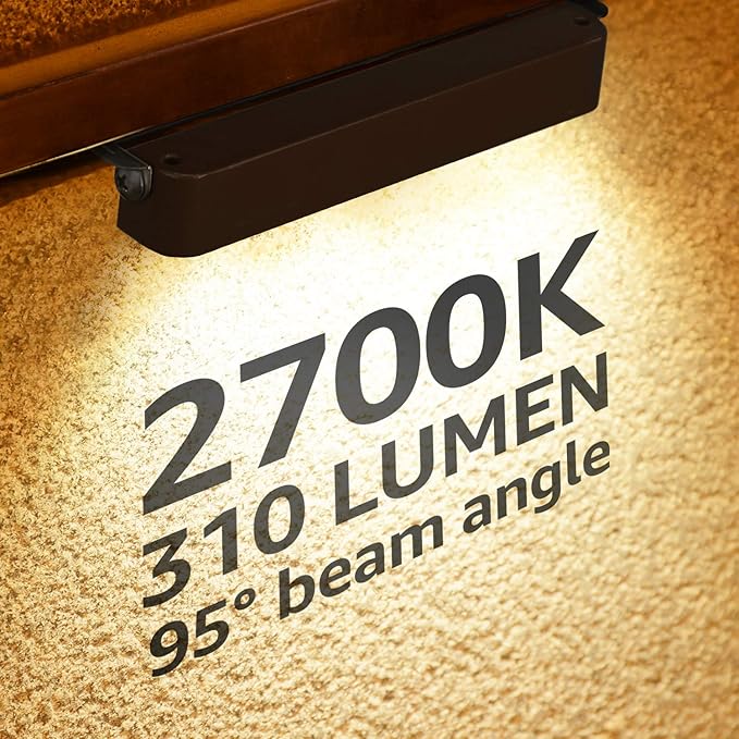 LEONLITE Premium Series 7 Inch 4.5W LED Hardscape Lighting Swivel, Retaining Wall Light, Low Voltage Landscape Lights, 12V Outdoor Step Lights, Hardscape Paver Light, 2700K Soft White, ETL, Pack of 4
