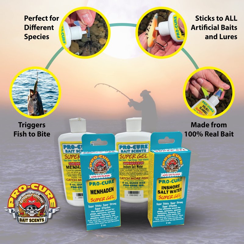 Pro-Cure Trophy Walleye Super Gel, 8 Ounce