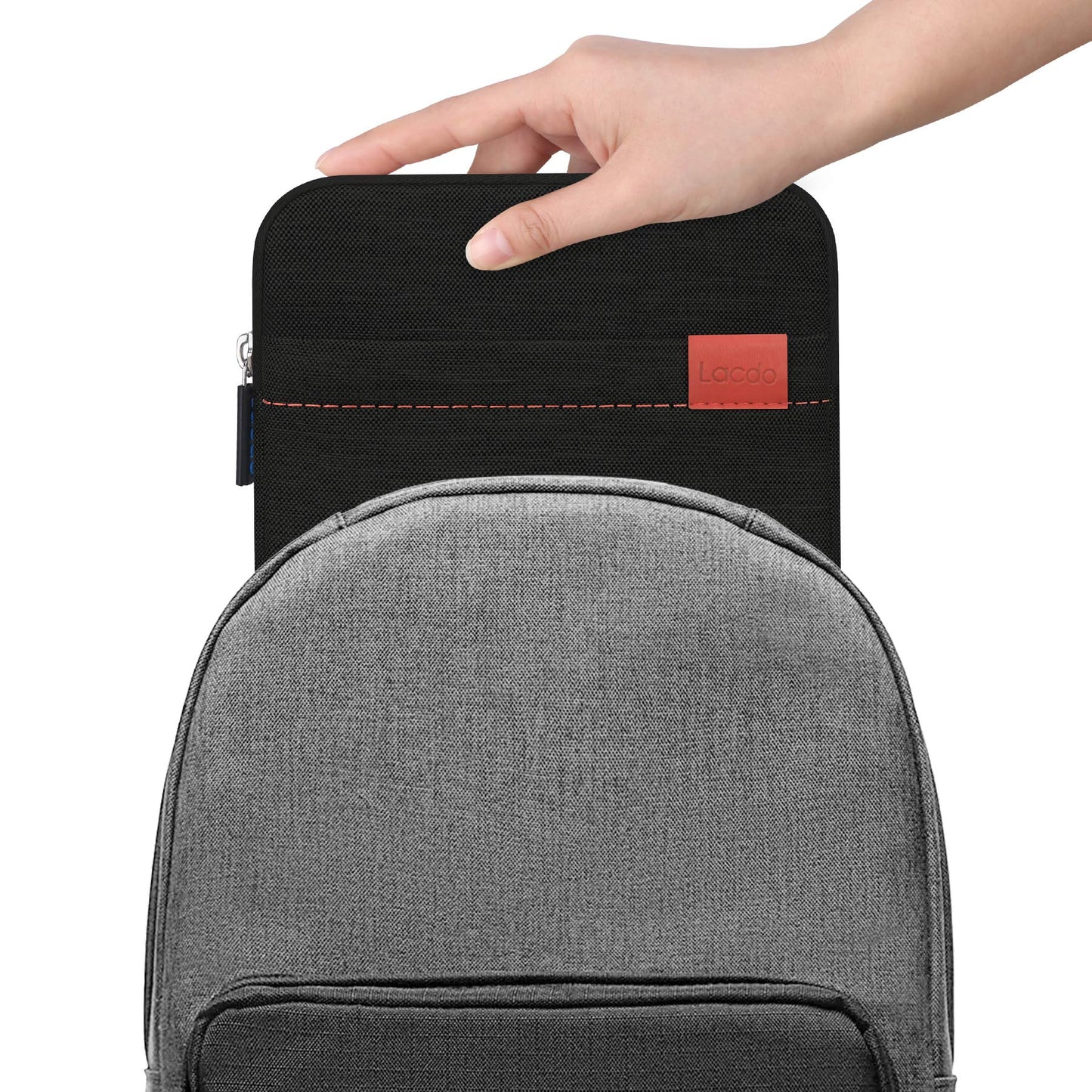 Lacdo Shockproof External CD DVD Hard Drive Sleeve Bag Pouch for Burner Player Writer Blu-Ray Apple USB SuperDrive, VersionTech/Asus/Dell/LG/HP Portable Protective Storage Carrying Case,Black