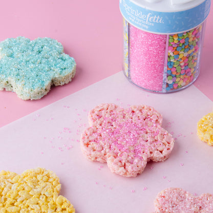 Sweets Indeed Valentines Sprinkles 6-Cell Jar | Heart Sprinkles, Red White Pink Jimmies & Sanding Sugar | Baking & Decorating | 6.45 ounces