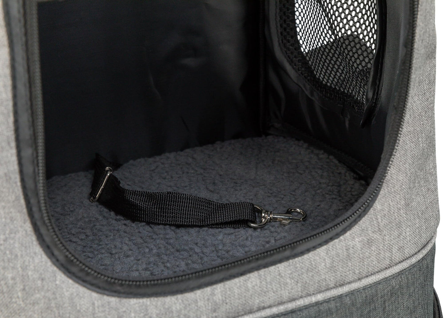 Trixie Rucksack Timon, 34 × 44 × 30 cm, schwarz/grau