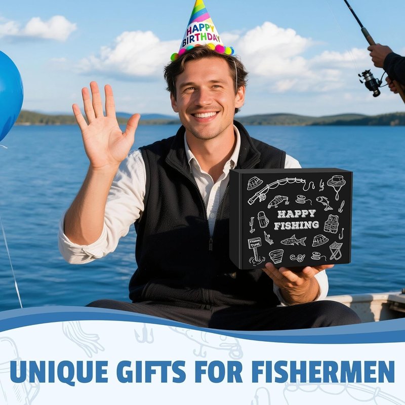 Fishing Gifts for Men | Unique Accessories & Cool Gear for Fishermen - Keychain, Mug, Hat, Socks
