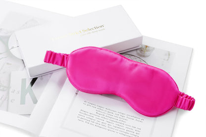 Silk Sleep Mask Light Blocking Luxury 100% Mulberry 19mm Silk Eye Mask Eye Cover Blindfold Ultra Soft Light & Comfy Anti Aging Skin Care with Travel Bag Gift Package