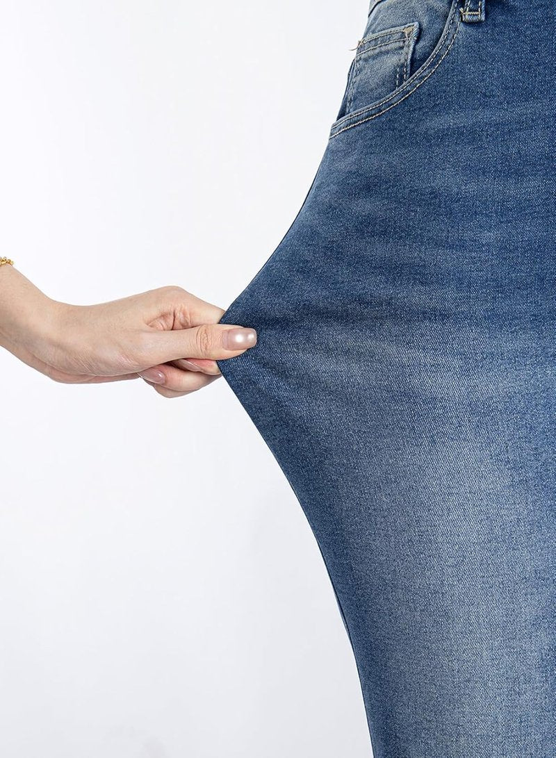 Capri Jeans for Women - High Waisted Straight Leg Denim Pants | Summer Fashion, Raw Hem