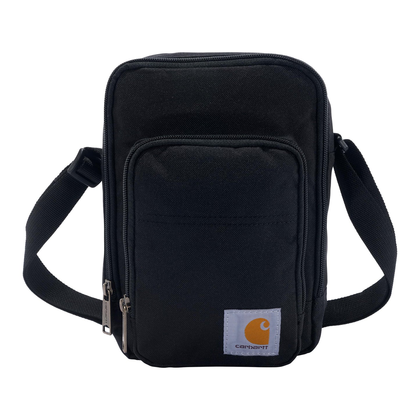 Carhartt Unisex Adult Zip, Durable, Adjustable Crossbody Bag with Zipper Closure, Black, One Size, Black, One size