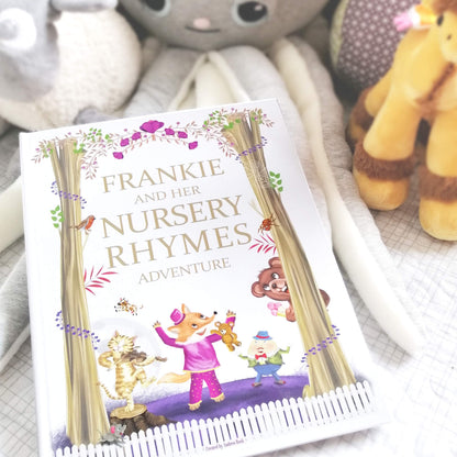 Book of Personalised Nursery Rhymes and Modern Poems for Baby and Child - Birthday, Baptism Gift