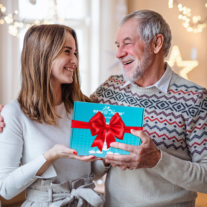 Easy@Home TENS Unit Muscle Stimulator - Electronic Pulse Massager, 510K Cleared, FSA Eligible OTC Home Use Handheld Pain Relief Therapy Device-Pain Management Machine Gift for Mom Dad - EHE009