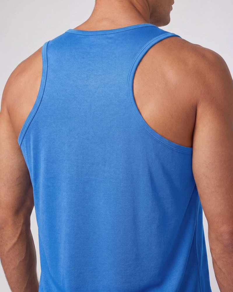 Real Essentials 5 Pack: Men's Dry-Fit Muscle Tank Top Sleeveless Shirts Workout Tees Athletic Gym (Big & Tall Available)- Set 8, XXL