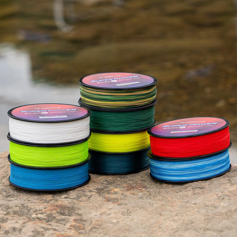 KastKing Superpower Silky8 Braided Fishing Line, Moss Green, 8 Strands, 10 LB, 300 Yds