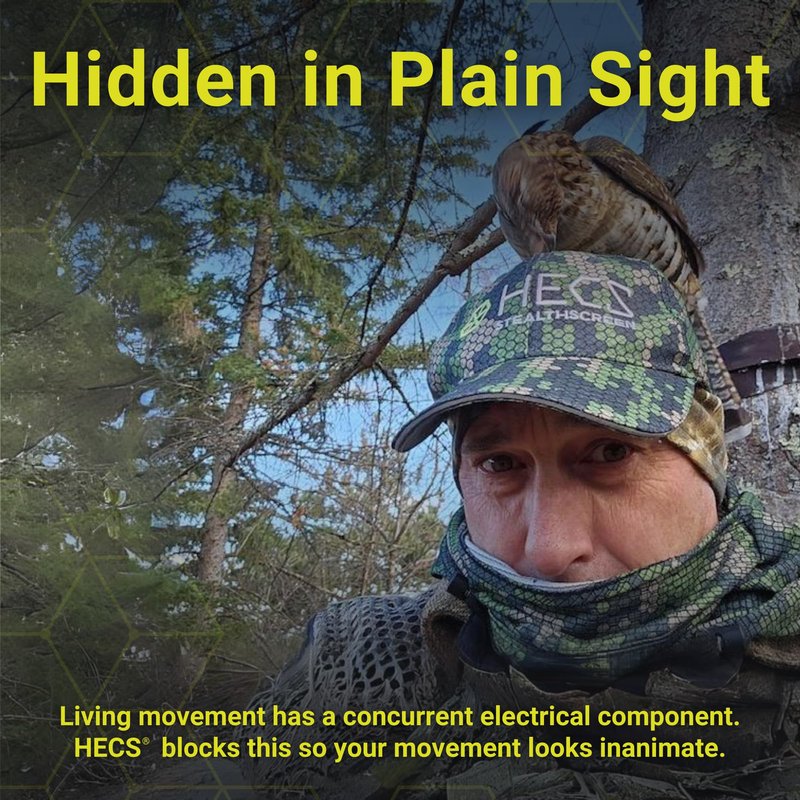 HECS Lightweight System | Deer Hunting Clothes for Men with Bioelectric Shielding | Deer Hunting Gear for Men | 3-Piece Camo Suit: Shirt, Pants & Headcover