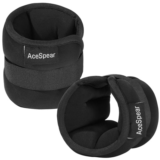 AceSpear Ankle Weights for Men Women Wrist Weights 2 * 1lb 2lbs 3lbs 4lbs 5lbs 6lbs Leg Weights Sandbags Kids Arm Hand Weights for Fitness Walking Running Gym