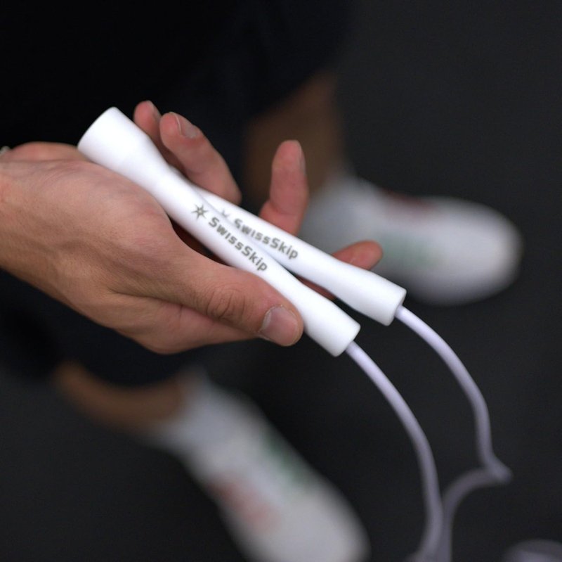 Swissskip Speed Jump Rope - 5mm PVC Skipping Rope for Fitness | Adjustable Length, Unbreakable Handles