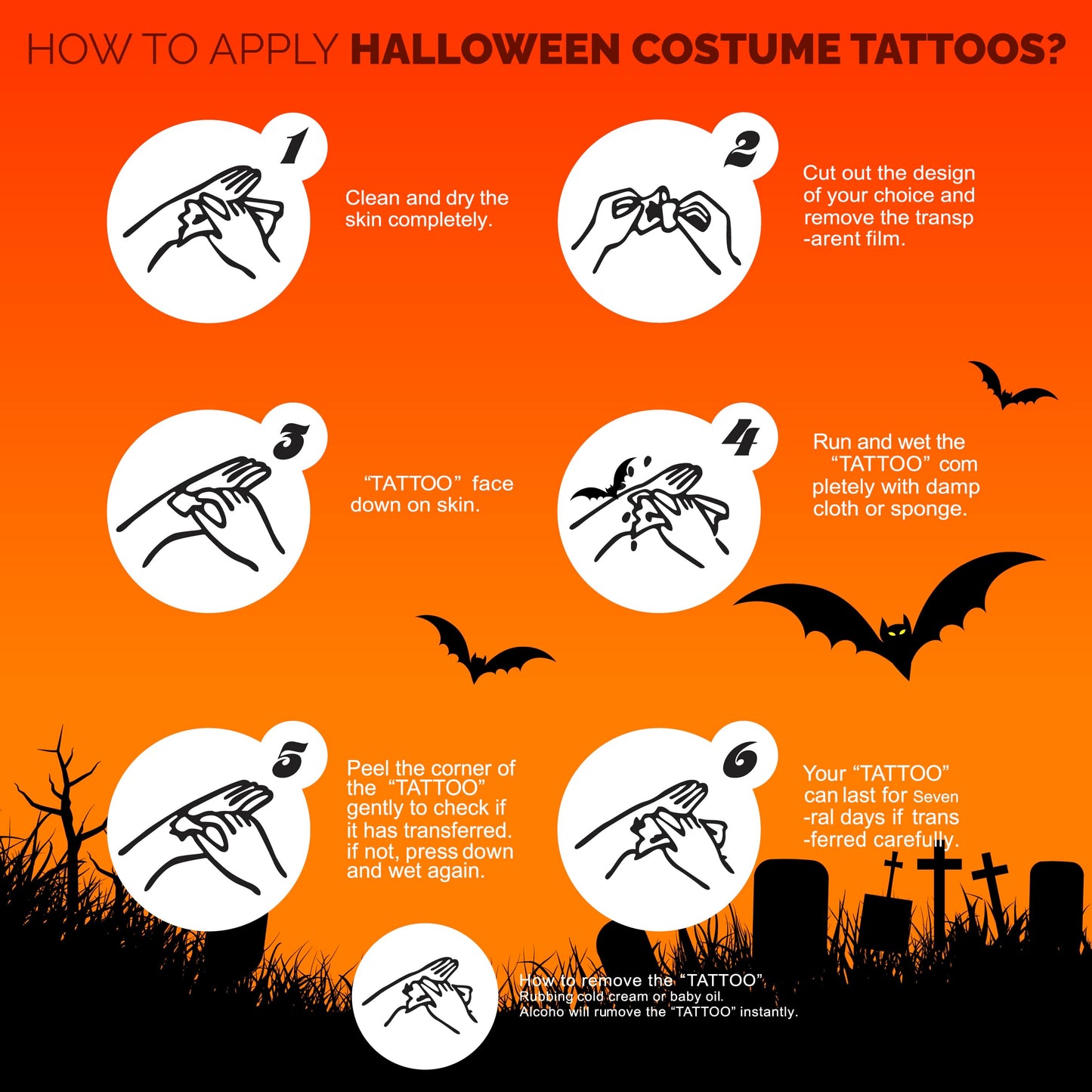 12 PCS Day of the Dead Costume Tattoos for Halloween - Temporary Sugar Skull Face Stickers for Makeup, Masquerade, Parties. Halloween tattoos, Face & Body Tattoos for Events. Day of the Dead Tattoos