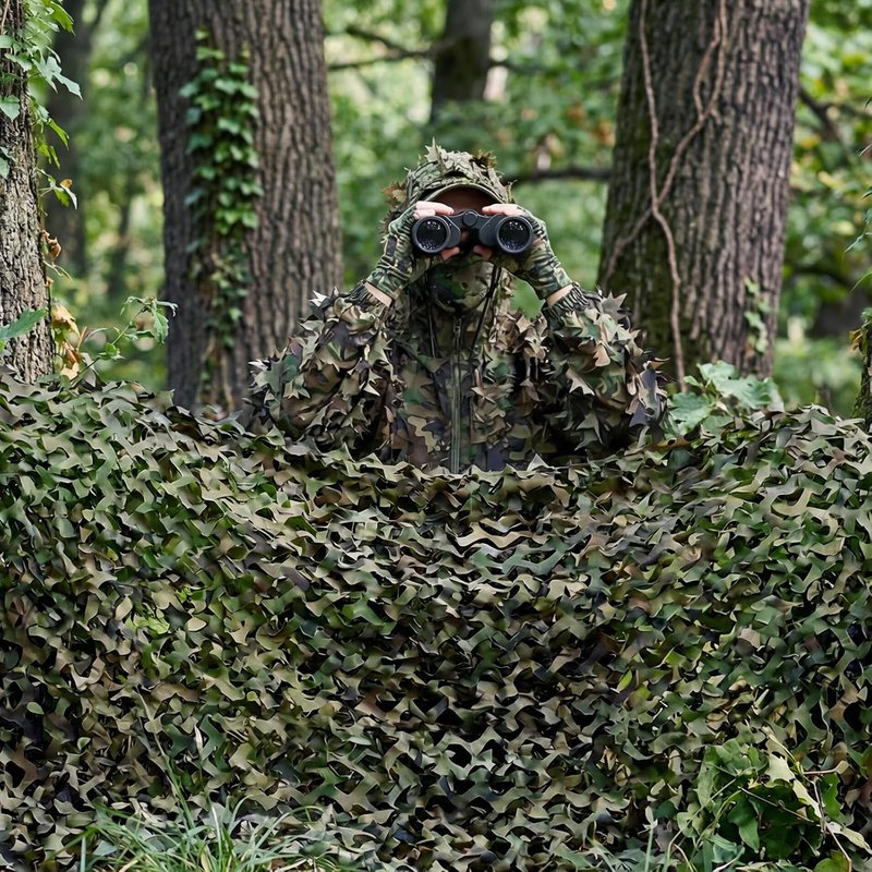 Camo Netting for Hunting | Bulk Roll Military Sunshade | Durable Outdoor Cover