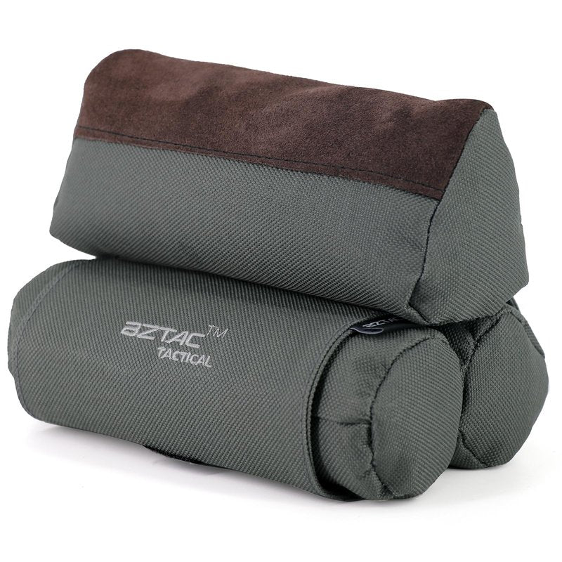 BZTAC Tactical Shooting Rest Bag Durable 600D Oxford Water Resistance with Soft Double Layer Cowhide Leather, Rifle Support Sand Bag Stand Holders for Shooting, Range, Outdoor and Hunting - Unfilled
