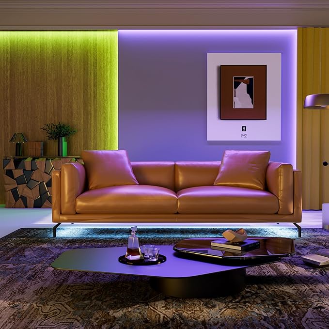PAUTIX RGBW 2700K COB LED Strip Light 24ft/7.5m,UL Listed 24V Color Changing Tape Lights with 896LEDs/m Multicolor Flexible for TV,Bedroom,Party DIY Decoration(Power Supply & Controller Not Included)