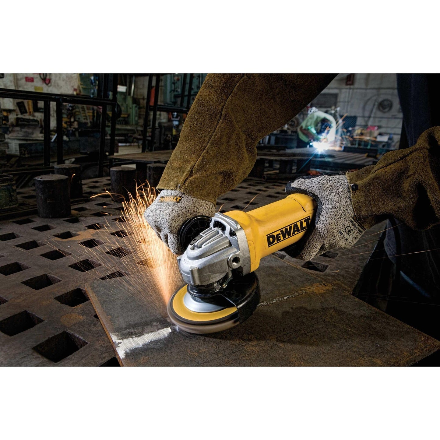 DEWALT Angle Grinder, 4.5 Inch, 11 Amp, With Paddle Switch (DWE402)