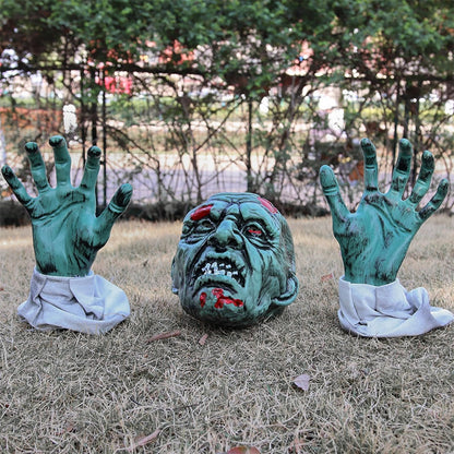 LZGSHF Realistic Zombie Garden Stakes Halloween Decorations Outdoor Yard Stakes Outside House Lawn Patio Party Graveyard Scenes Halloween Decor
