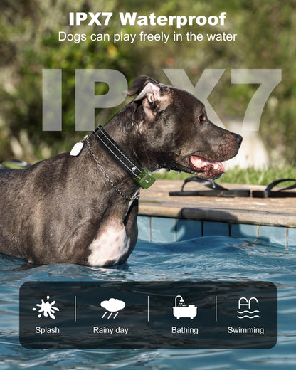 Jugbow Dog Shock Collar - 4200FT Dog Training Collar with Remote Innovative IPX7 Waterproof with 4 Training Modes, Rechargeable E-Collar for All Breeds