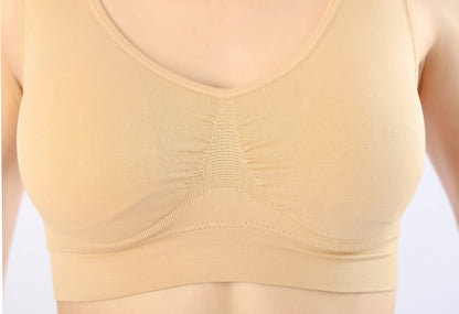 AKAMC Women's Removable Padded Sports Bras Medium Support Workout Yoga Bra 3 Pack,XX-Large