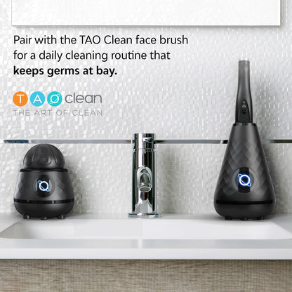 Tao Clean UV Sanitizing Sonic Toothbrush and Cleaning Station, Electric Toothbrush, Dual Speed Setting, White