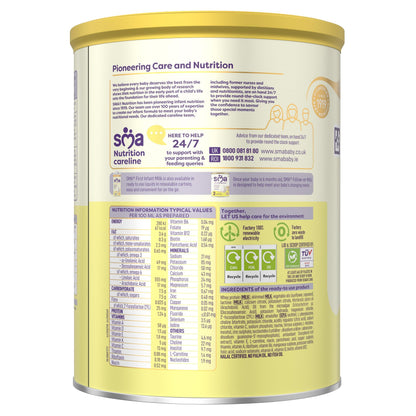SMA First Infant Baby Milk Powder Formula , from birth , 800 g (Pack of 1) (Packaging may vary)