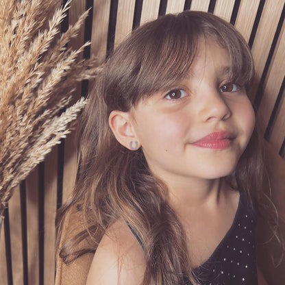 EVER FAITH 925 Sterling Silver Elegant Pave Setting Purple Cubic Zirconia Birthstone Lucky Horseshoe Stud Earrings