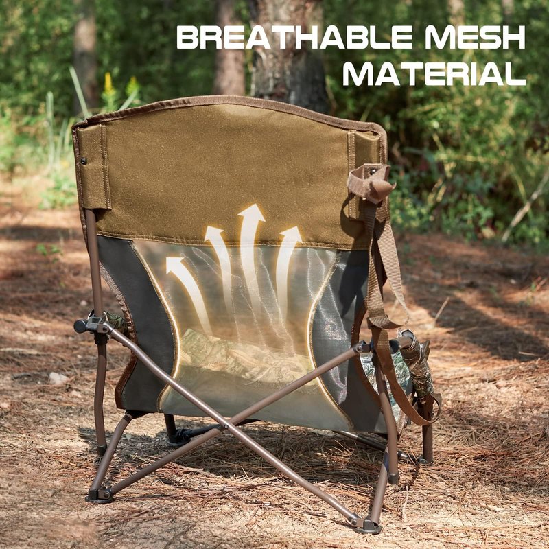 TR Low Camping Chair,Turkey Chairs for Hunting Lightweight Heavy Duty