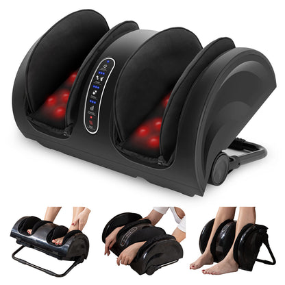 Snailax Foot Massager with Heat, Shiatsu Feet and Calf Massager Machine for Plantar Fasciitis, Neuropathy, Improve Circulation, Foot Leg Massager, Gifts(Without Remote Control)