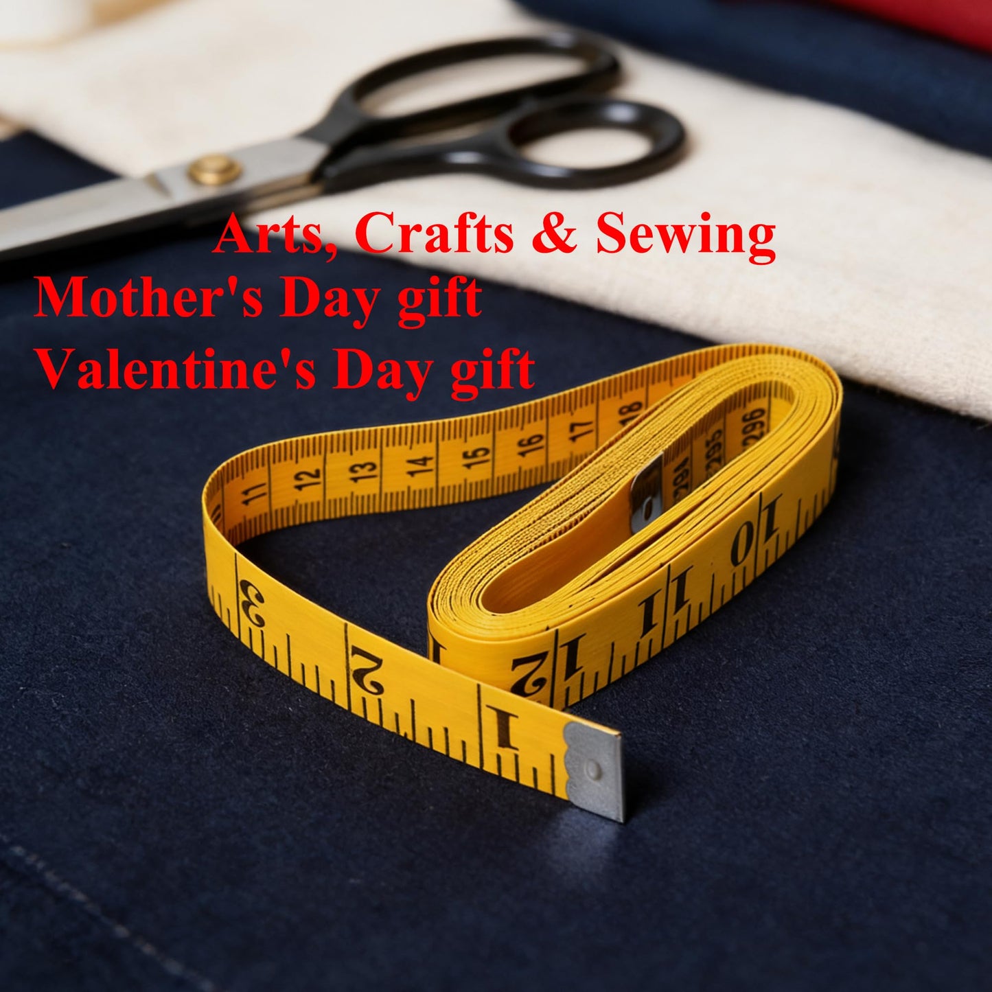 Soft Tape Measure Double Scale Measuring Tape Body Sewing Flexible Tailor Craft Vinyl Ruler for Weight Loss Medical Body Measurement, Has Centimetre Scale on Reverse Side (2pcs Yellow-60 inch)