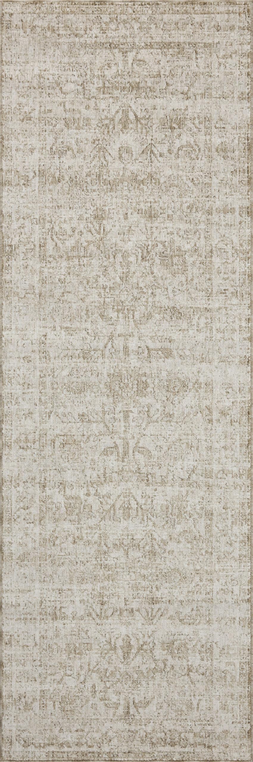 Loloi Amber Lewis Honora Collection HON-01 Ivory/Natural 5'-3" x 7'-9" Area Rug