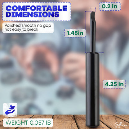 1Pcs Watch Back Remover Tool - Watch Adjustment Tool Kit Mini Pry Bar Watch Screwdriver Set Watch Link Remover Tool for Watches - GUFFMAN Watch Repair Tools Pry Tool Black Watch Tools Case Back Opener