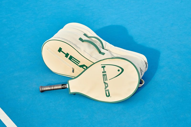 HEAD Arthur Ashe Racquet Bag L (9R) - White/Green