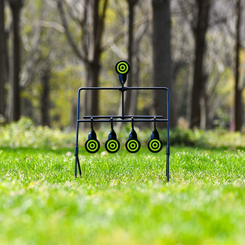 KNINE OUTDOORS Resetting Shooting Target Airsoft Rimfire Pellet BB Gun Target, Rated for .22 .177 Caliber