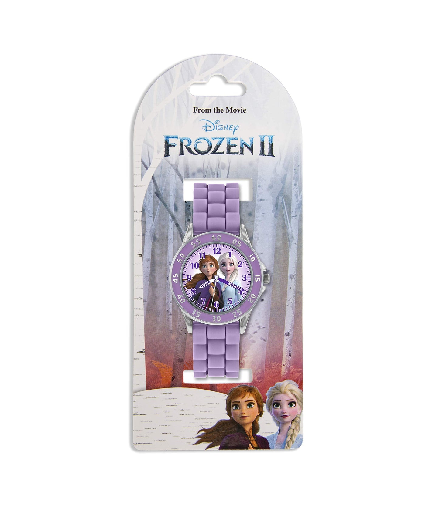Disney Frozen Girl's Analog Quartz Watch with Silicone Strap FZN9505
