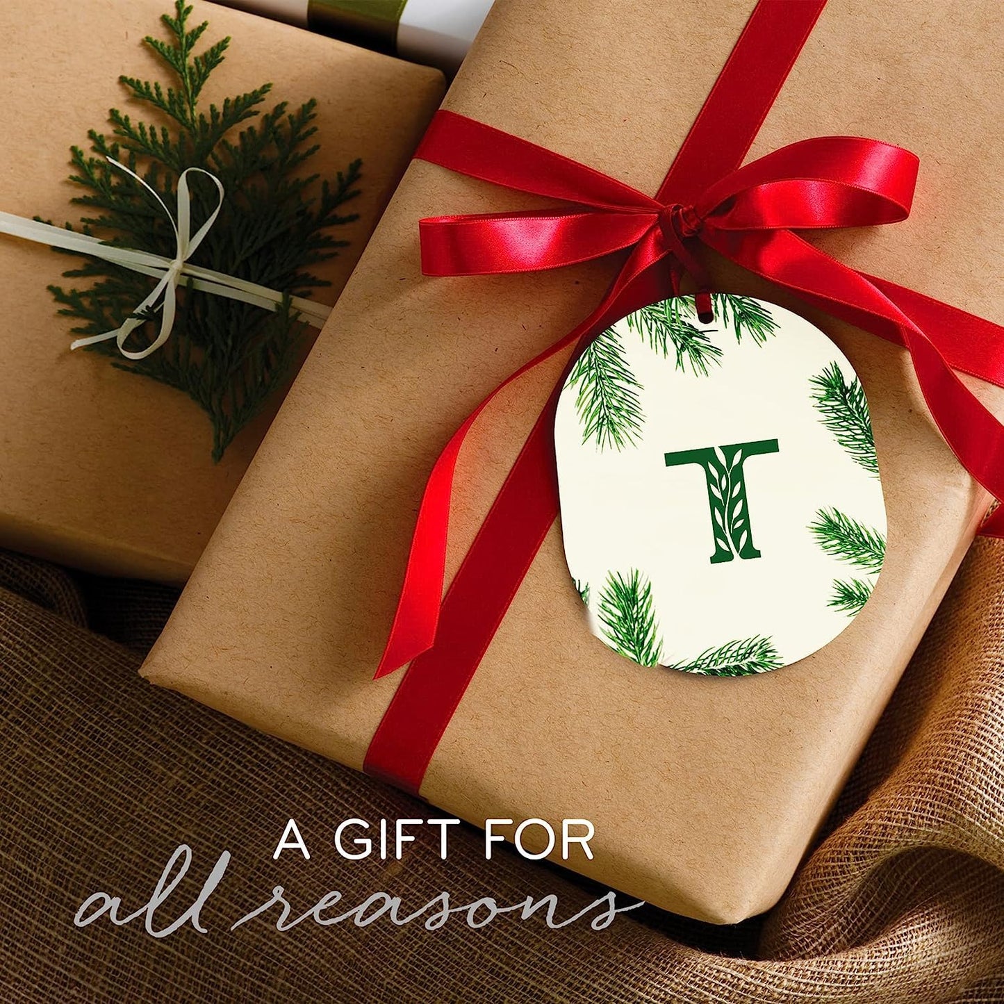Thymes Travel Tin Holiday Candles - Scented Candles for Home Decor - Winter Scents - Christmas Gifts - Luxury Home Fragrance Gifts for Women & Men - Gold (Frasier Fir, 2.5 oz)