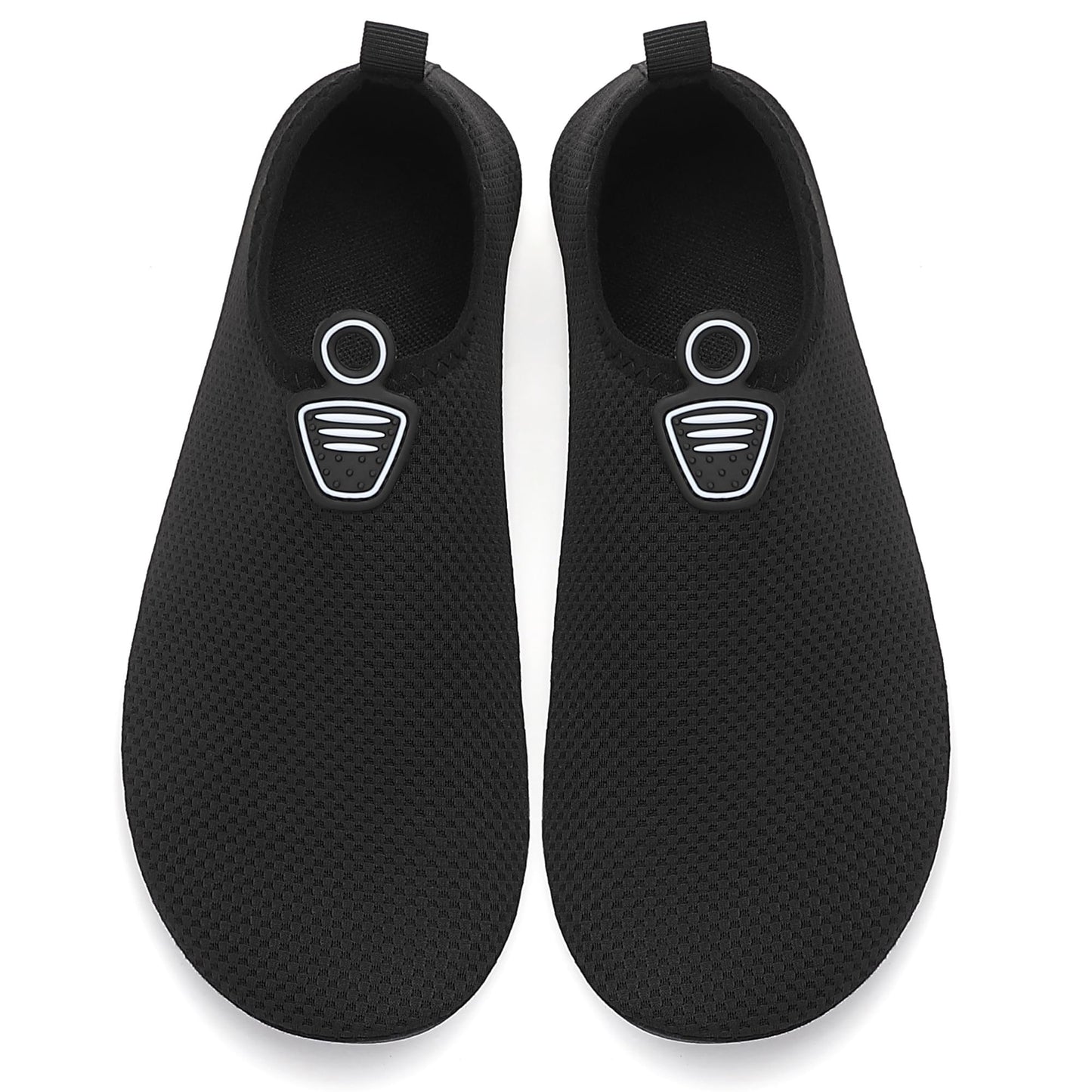 sportvibe Water Shoes Beach Shoes Lightweight Barefoot Aqua Quick Dry Breathable Swim for Women Men Surfing Running Driving Pool Yoga (Black,9 UK/43 EU)