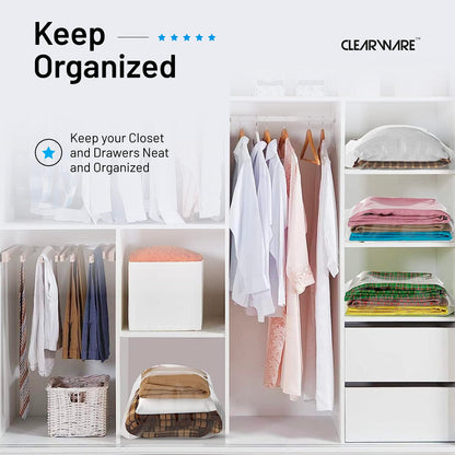 12 Large Storage Bags With Zipper Top - 3 Gallon Size, 16" x 18", Extra Large Plastic for Clothes, Travel, Moving, Large Reusable freezer bags, BPA-Free, 2-mil Thick