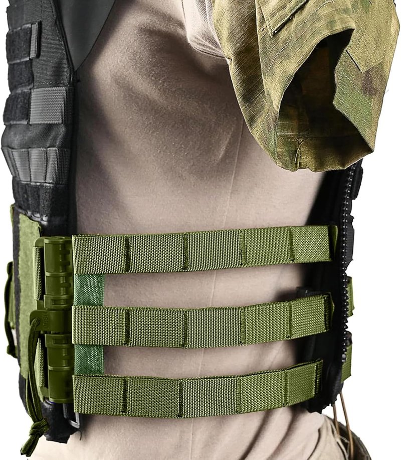 Tactical Skeletal Quick Release Cummerbund - Molle Vest Plate Carrier Strap | Adjustable Fit & Durable Design