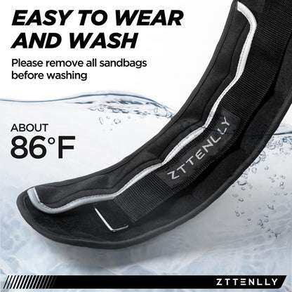 Adjustable Ankle Weights 1-5/10/15/20LBS Pair with Carry Bag - Breathable Fabrics, Reflective Trim - Strength Training Leg Wrist Arm Ankle Walking Weights Sets for Women Men Kids