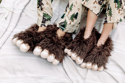 Lazy One Animal Critter Slippers for Kids and Adults, Cute and Cozy Bigfoot Slippers