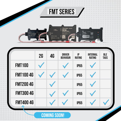TruTrak Pro - FMT100+ GPS Tracker - Real Time Vehicle Tracker Device - Van, Motorcycle, Caravan, Motorhome, Tractor, Coach, Bike & Car Tracker - Pay As You Go, 12-24V Self Install Including SIM & Data