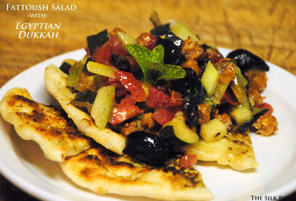 Egyptian Dukkah Spice Blend from The Silk Road Restaurant & Market (2oz), No Salt | All Natural Dukkah Seasoning | Vegan | Gluten Free Ingredients | NON-GMO | No Preservatives